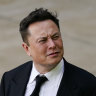 Big losses: Elon Musk.