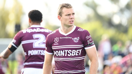 Manly fullback Tom Trbojevic.