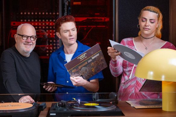 Paul Grabowsky, Rhys Nicholson and June Jones at the Music Room in Melbourne.