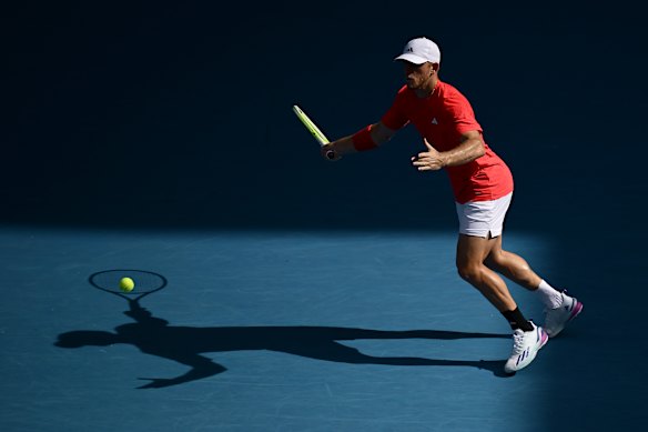 Alejandro Davidovich Fokina of Spain in action.