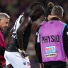 Concussion caution for Port’s Aliir; Zorko says Miller ‘grabbed my nuts’
