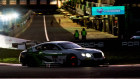 Glowing brakes on a Bentley. 