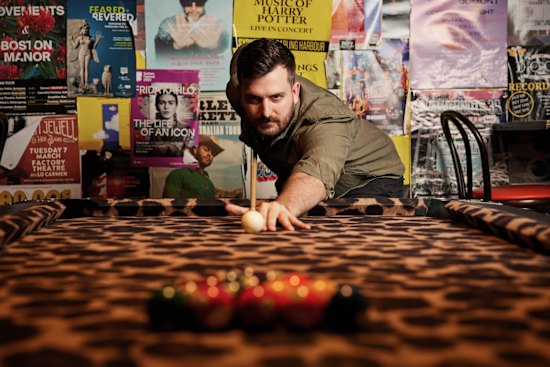 publican and CEO of the Odd Culture Group, James Thorpe at the Duke of Enmore in the converted pokie room.