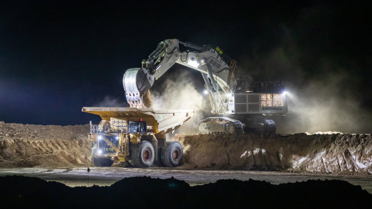 Operations at the Carmichael Coal Mine, Queensland, last year