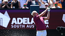 Cameron Smith in action at the 2026 LIV Adelaide event at The Grange Golf Club.