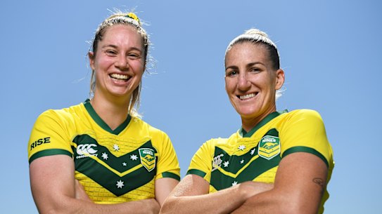 Kezie Apps and Ali Brigginshaw