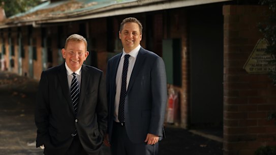 BlueBet executive chair Michael Sullivan and CEO Bill Richmond are taking a punt on the booming US wagering market. 