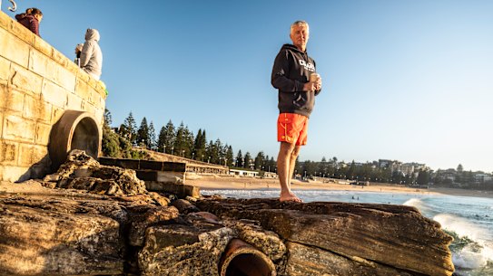 Tony Waller, governor of the Coogee Surf Life Saving Club, said polluted stormwater has been a perennial problem at Coogee Beach