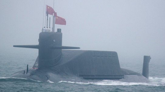 China’s Jin-class nuclear submarine, 2019.