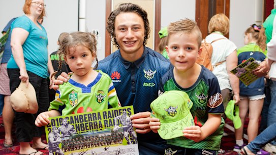 Raiders recruit Charnze Nicoll-Klokstad has a step likened to RTS and Kalyn Ponga.