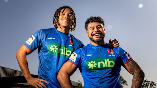 Knights duo Dominic Young and Greg Marzhew are the best in the business, with the winger’s racking up more than 20 tries each this season.