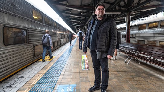 Blue Mountains resident John Cenzato says locals are less concerned with new trains than with services running on time.