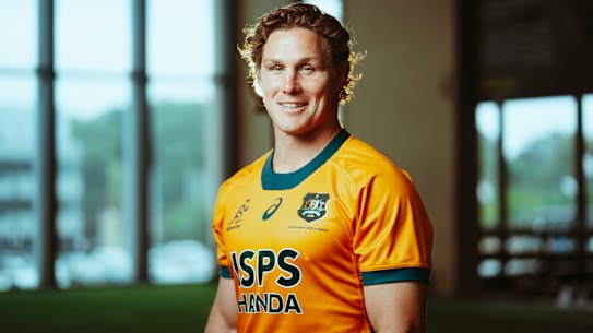 Former Wallabies captain Michael Hooper who is now playing for Australia 7s team Rugby Australia at Moore Park, Monday 20th of November 2023. 