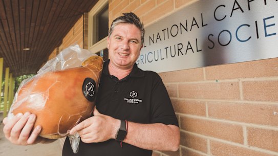Forget fairy floss and cheese on a stick, Charlie Costello, Pialligo Estate general manager, is bringing cured meat and wine to the 2019 Royal Canberra Show.