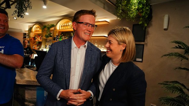 Jess Wilson and Anthony Marsh