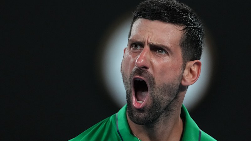 Novak Djokovic outlasts Jannik Sinner on Rod Laver Arena in a five-set epic at Melbourne Park in their men’s semi-fiinal