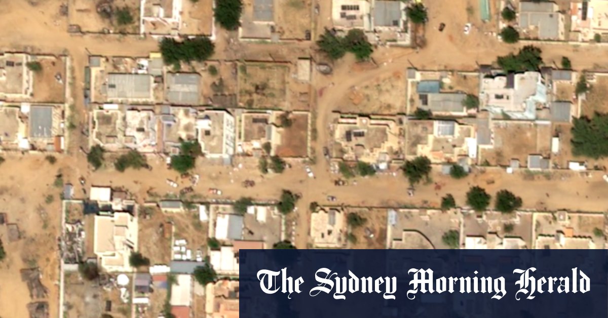 Visible from space, bloodied sands expose massacre of thousands after besieged city falls