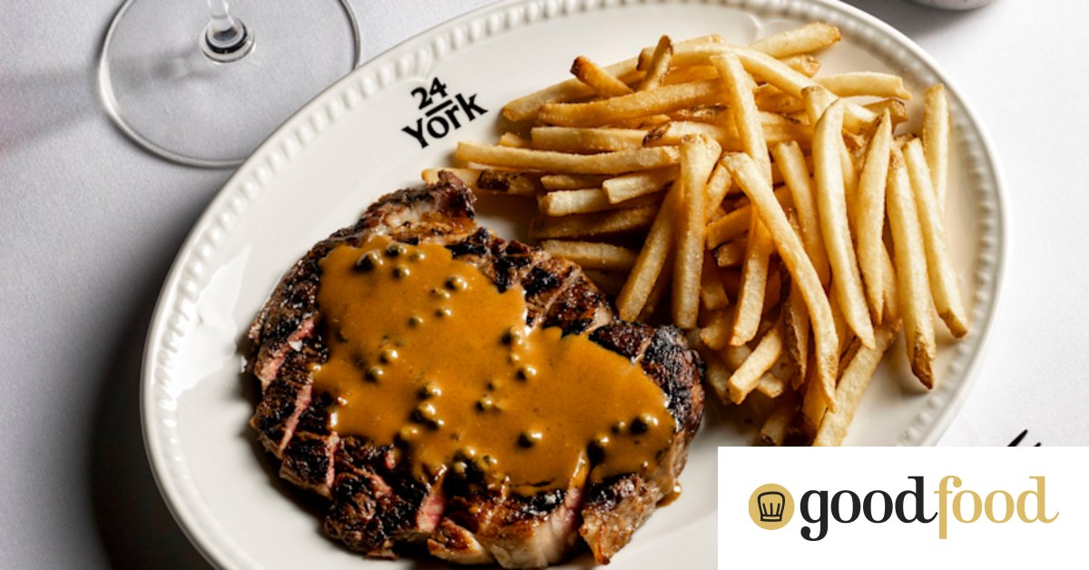 24 York in Sydney serves just one main dish: steak frites
