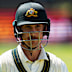 Australia’s Nic Maddinson walks back to the pavilion after his dismissal in the second Test.