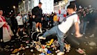 English fans’ unruly behaviour has come under the spotlight.