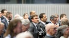 Palliser Capital’s James Smith at the London vote into his shareholder resolution.