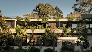 The home was designed by prominent architect Shaun Lockyer. 