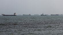 The vessel was the latest to be struck as the Middle East war continues.