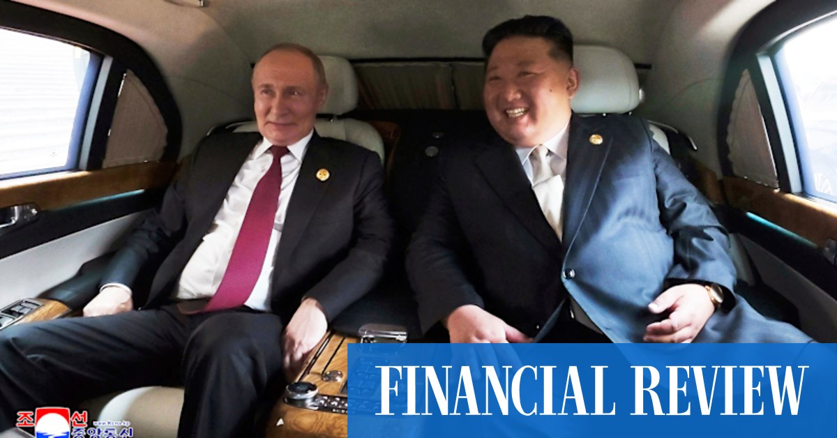 North Korea wipes traces of Kim after meeting with Putin