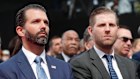 The president's sons, Donald Jr (left) and Eric are executives in the Trump Organisation.