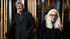 Roslyn and Tony Oxley in the stockroom of the Roslyn Oxley9 Gallery in Paddington, Sydney.