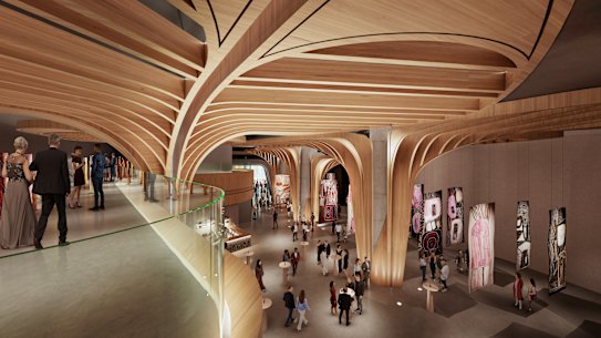 An artist impression of the completed Cutaway.