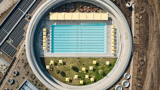 The new Parramatta Aquatic Centre will open next week.