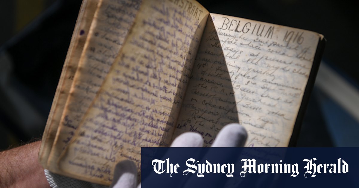 World War I diary of soldier from Brunswick, Melbourne, found among donated books at Brotherhood of St Laurence - Vimarsana News