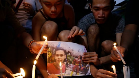 Philippine policemen jailed for 40 years for killing teen who just wanted to go to school