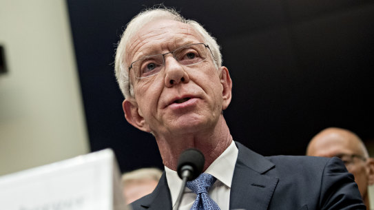 Chesley 'Sully' Sullenberger speaks speaks during a House Transportation and Infrastructure Subcommittee on Aviation hearing in Washington.