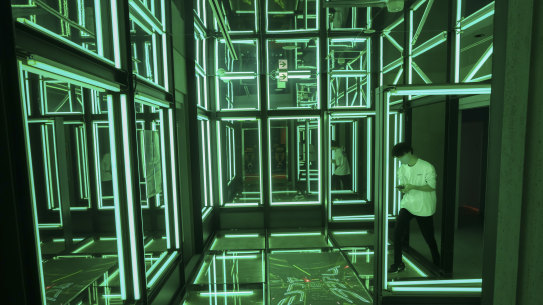 Wataru Yoshida at Japan’s first e-sports high school in Tokyo.