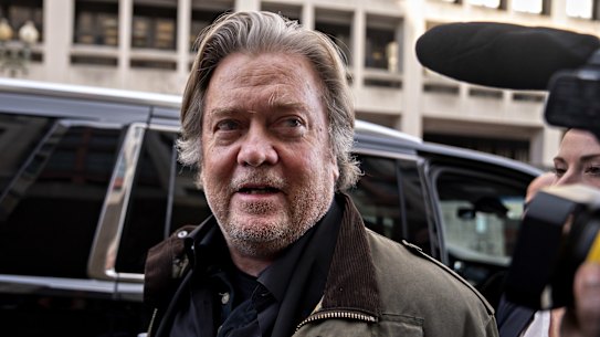 Former Trump campaign chief Steve Bannon.