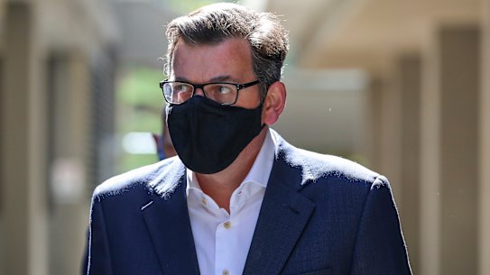 Daniel Andrews is winding back Victoria's mandatory mask order from midnight on Sunday.