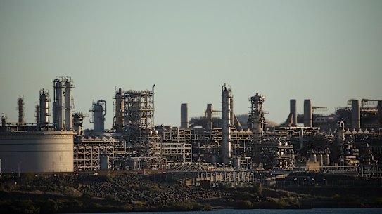 BHP and Woodside were both foundation shareholders in Australia’s first LNG project: the North West Shelf in WA.