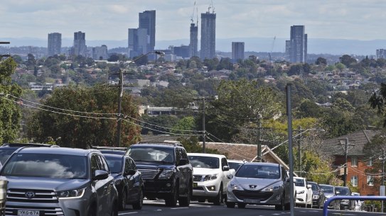 Some older buildings in Parramatta could be converted to warehouses near main roads.