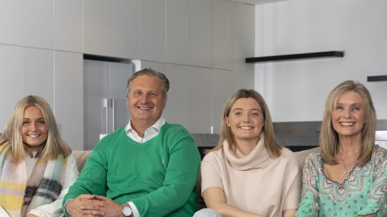 The Daltons, (from left) Holly, Matt, Millie and Kate, have been part of Gogglebox Australia since the show’s beginning.  