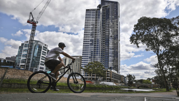 In neighbourhoods such as Parramatta, some properties are selling at a loss.