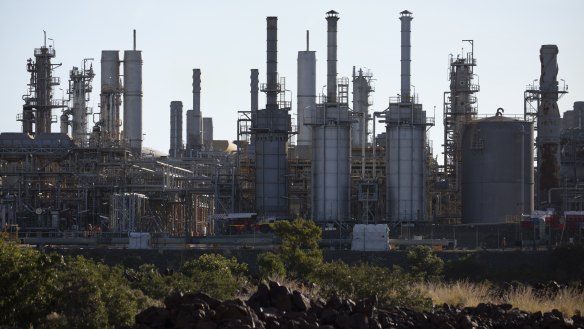 The Woodside-operated North West Shelf Project Karratha Gas Plant on Burrup Peninsula near Dampier, Western Australia.