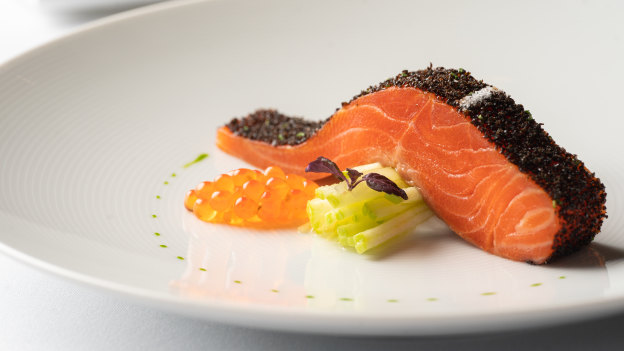 Confit of ocean trout has been a menu fixture at Tetsuya Wakuda’s soon-to-close Sydney restaurant.