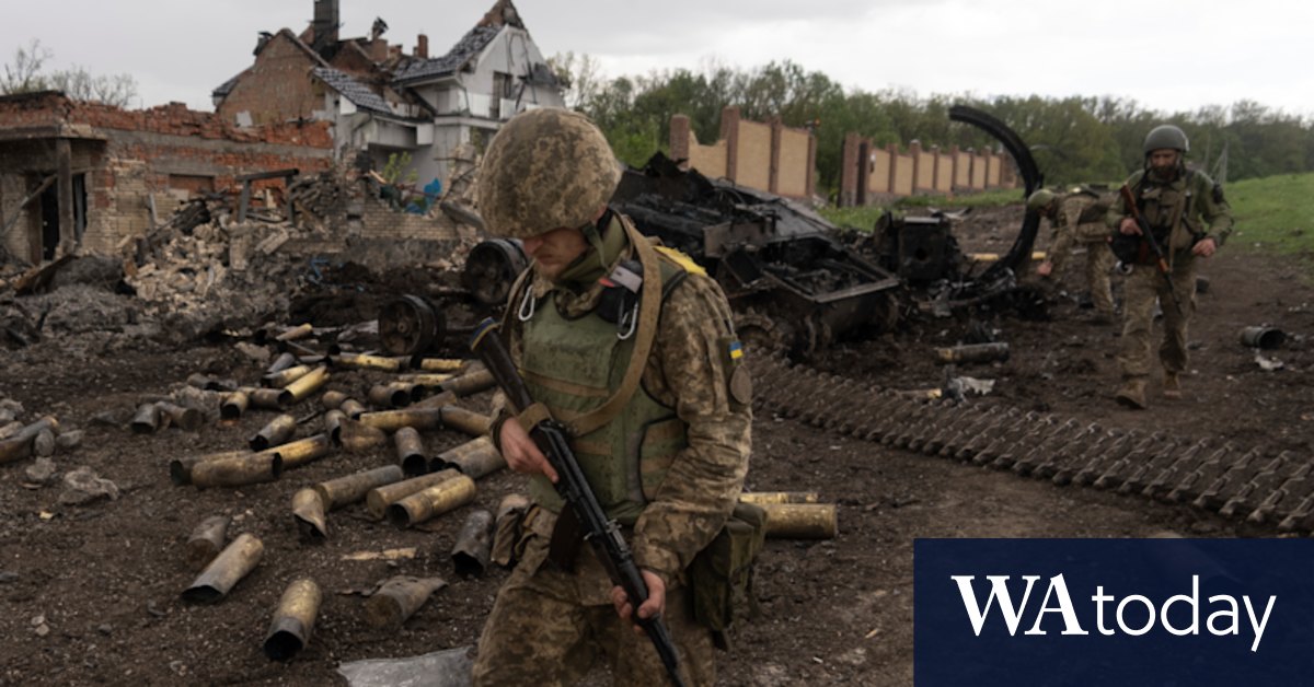 Ukrainian troops holding destroyed village believe Russians withdrawing across border - Vimarsana News