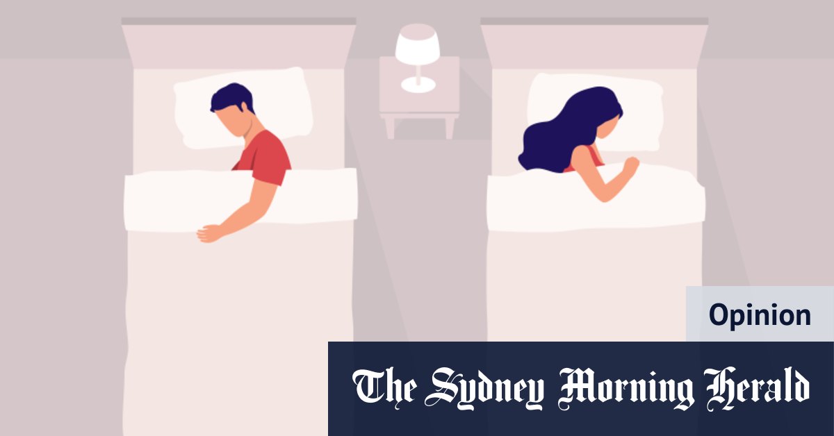 Couples sleeping in separate beds How a sleep divorce can help your