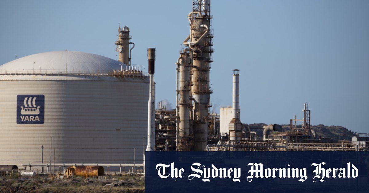 Santos: Yara's Pilbara ammonia plant shuts as gas shortage bites after platform shut down - Vimarsana News