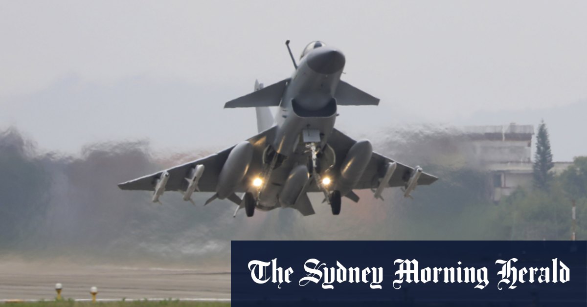 China launches war games around Taiwan