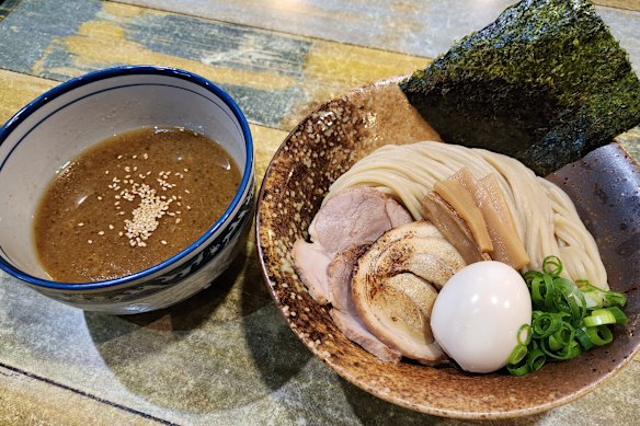 Truffle porcini tsukemen at Kosuke Ramen.