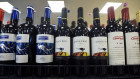 Bottles of Australian wine on sale in China in 2020 before Beijing implemented tariffs.